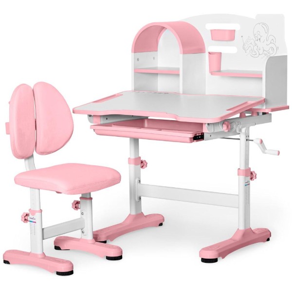 Фото - Комплект мебели школьный Mealux Octo Pink (BD-33 PN)